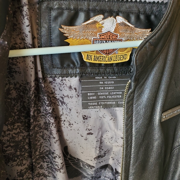 Womens leather Harley coat - Picture 2 of 11